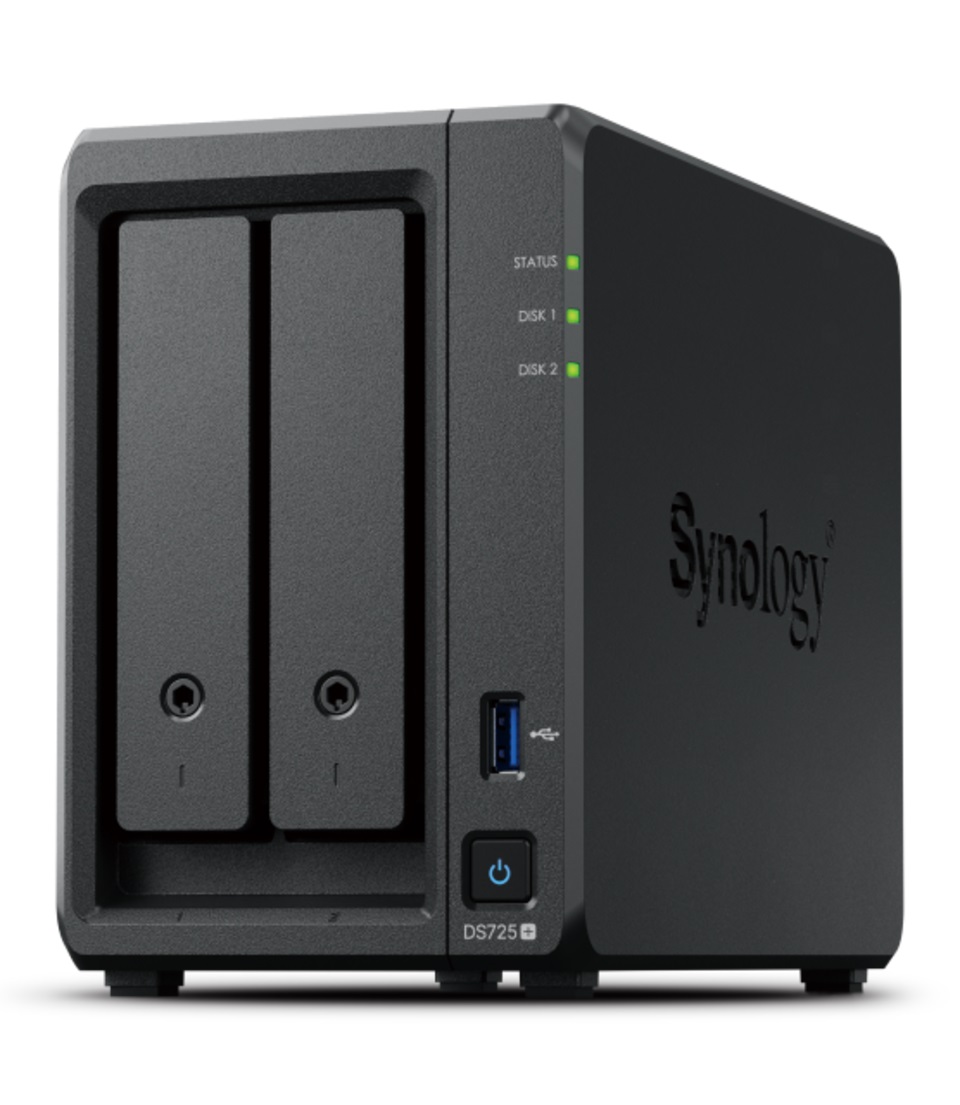 Synology® lansează DiskStation® DS725+: soluție compactă cu 2 bay-uri și opțiune de extindere