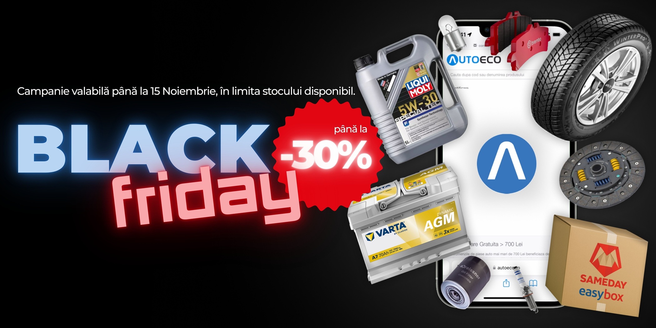 AutoEco: Pregătirea mașinii pentru iarnă costă peste 1.900 de lei. De Black Friday, românii pot reduce aceste costuri cu până la 20%